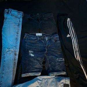 American eagle, hollister , Abercrombie, and adidas pants selling all